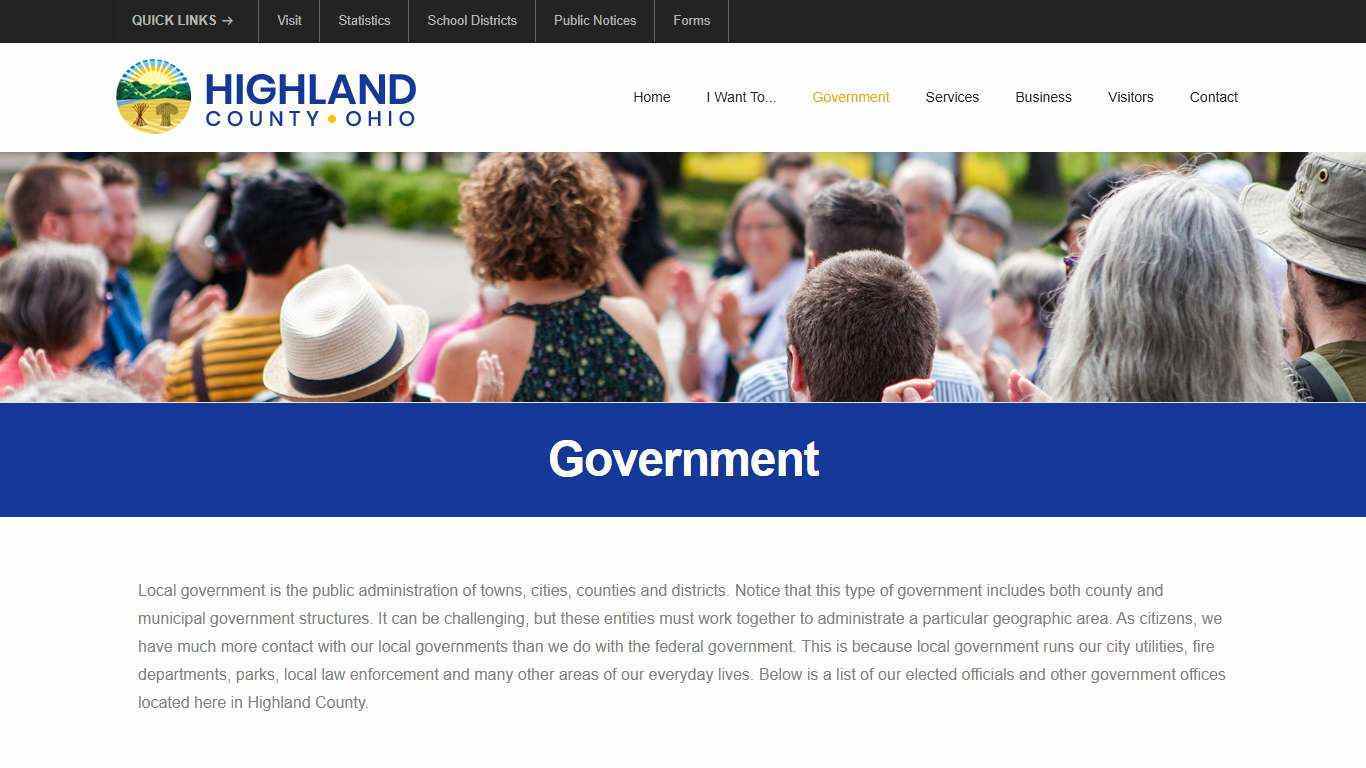Government | Highland County Ohio Commissioners